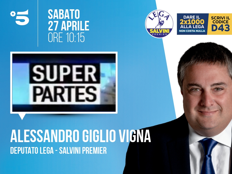 Alessandro Giglio Vigna a Super Partes (Canale 5) - 27/04 ore 10:15