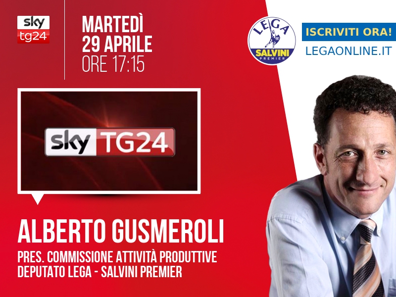 ALBERTO GUSMEROLI a ECONOMIA (SKY TG24)