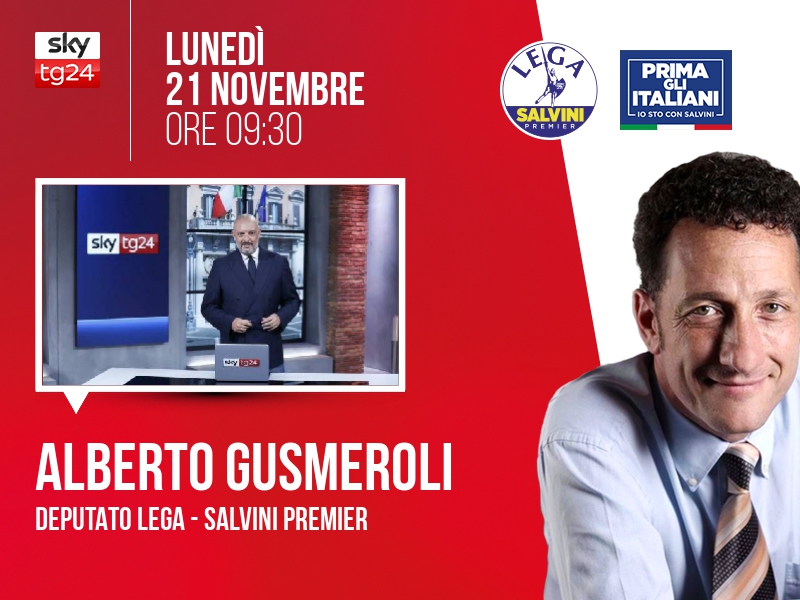 ALBERTO GUSMEROLI a START (SKY TG24) - ORE 09:30