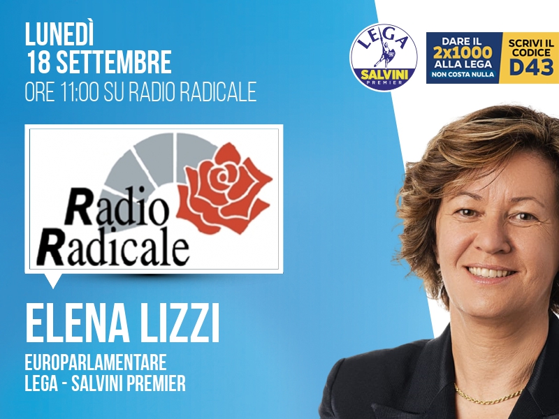 Elena Lizzi a Radio Radicale (Radio Radicale) - 18/09 ore 11:00