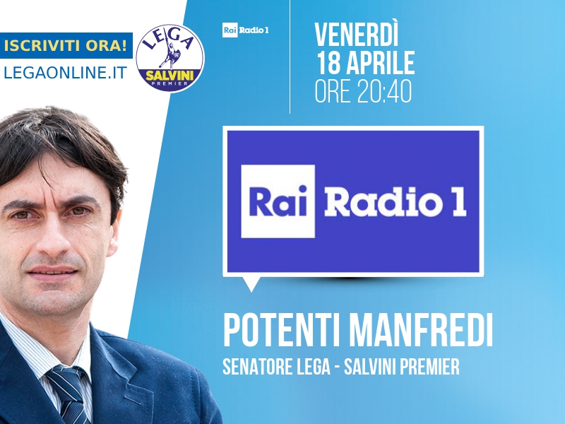 Potenti Manfredi a Rai Radio 1 (Rai Radio 1) - 18/04 ore 20:40