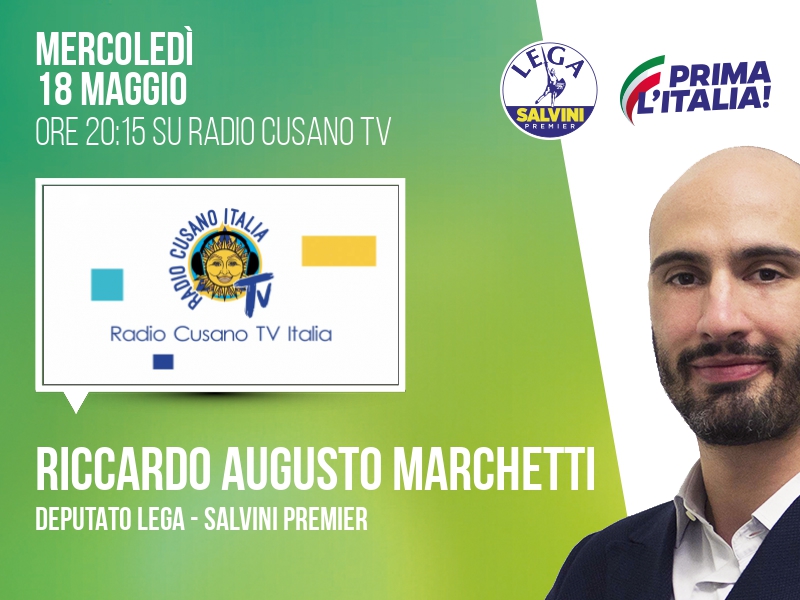 Riccardo Augusto Marchetti a Radio Cusano TV (Radio Cusano TV) - ore 20:15