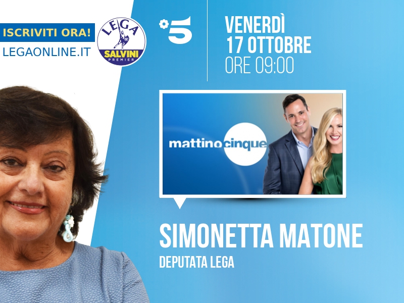 Simonetta Matone a Mattino Cinque (Canale 5) - 17/10 ore 09:00
