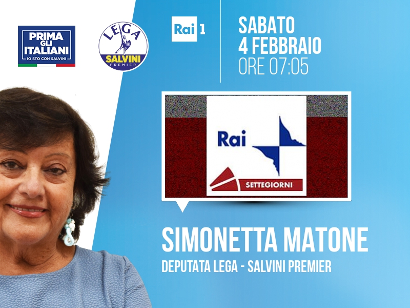 SIMONETTA MATONE a SETTEGIORNI (RAI 1)