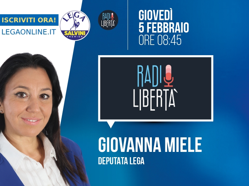 Giovanna Miele a Radio Libertà (Radio Libertà) - 05/02 ore 08:45