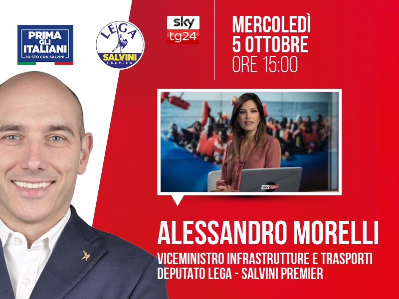 Alessandro Morelli a Timeline (Sky TG24) - ore 15:00