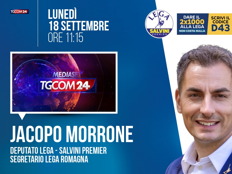 Jacopo Morrone a All News (Tgcom24) - 18/09 ore 11:15