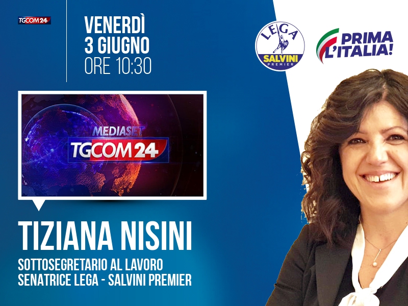 Tiziana Nisini a All News (Tgcom24) - ore 10:30