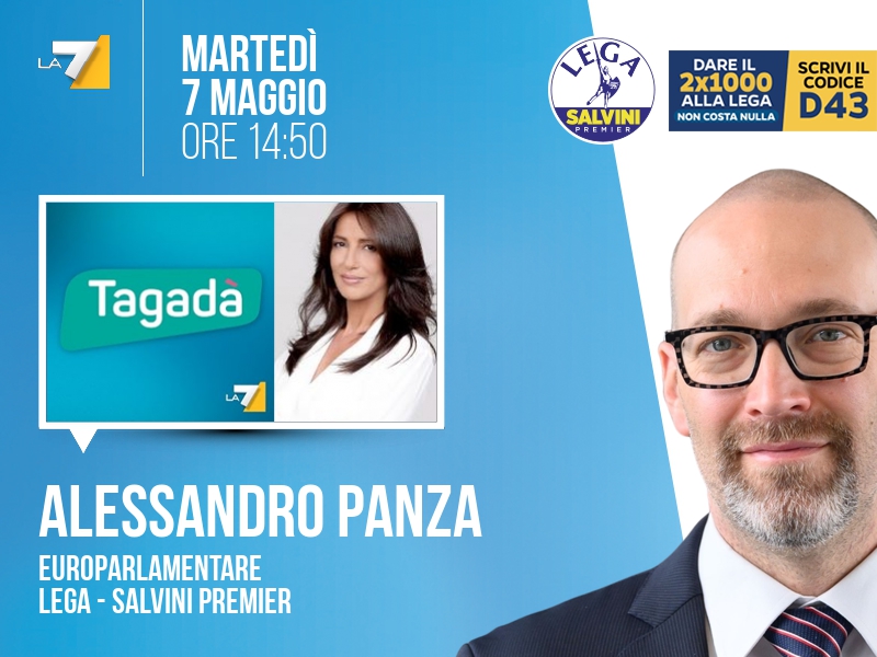 Alessandro Panza a Tagadà (La7) - 07/05 ore 14:50