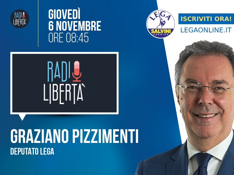 Graziano Pizzimenti a Radio Libertà (Radio Libertà) - 06/11 ore 08:45