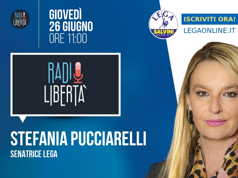 STEFANIA PUCCIARELLI a RADIO LIBERTÀ (RADIO LIBERTÀ)