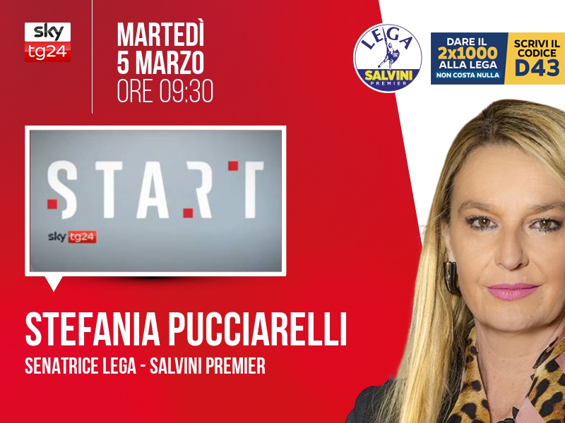 Stefania Pucciarelli a Start (Sky TG24) - 05/03 ore 09:30