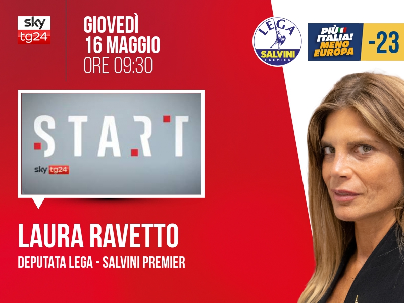 Laura Ravetto a Start (Sky TG24) - 16/05 ore 09:30