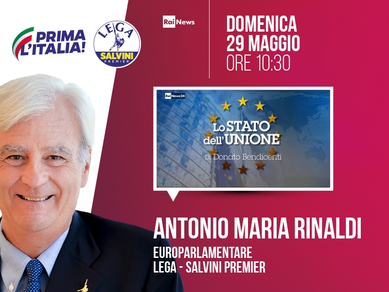 Antonio Maria Rinaldi a Lo Stato dell'Unione (RaiNews24) - ore 10:30