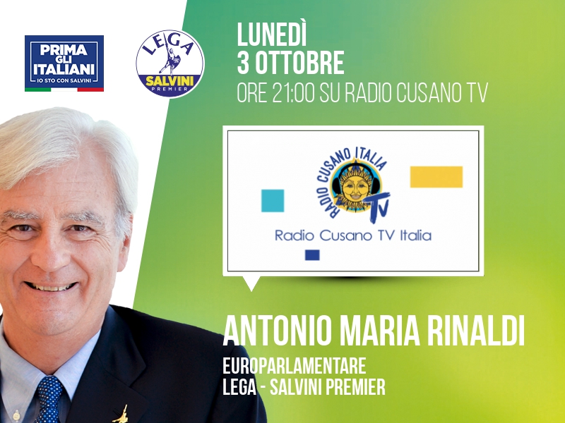 Antonio Maria Rinaldi a Radio Cusano TV (Radio Cusano TV) - ore 21:00