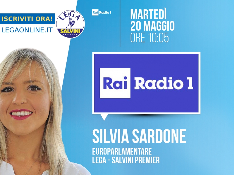 Silvia Sardone a Rai Radio 1 (Rai Radio 1) - 20/05 ore 10:05