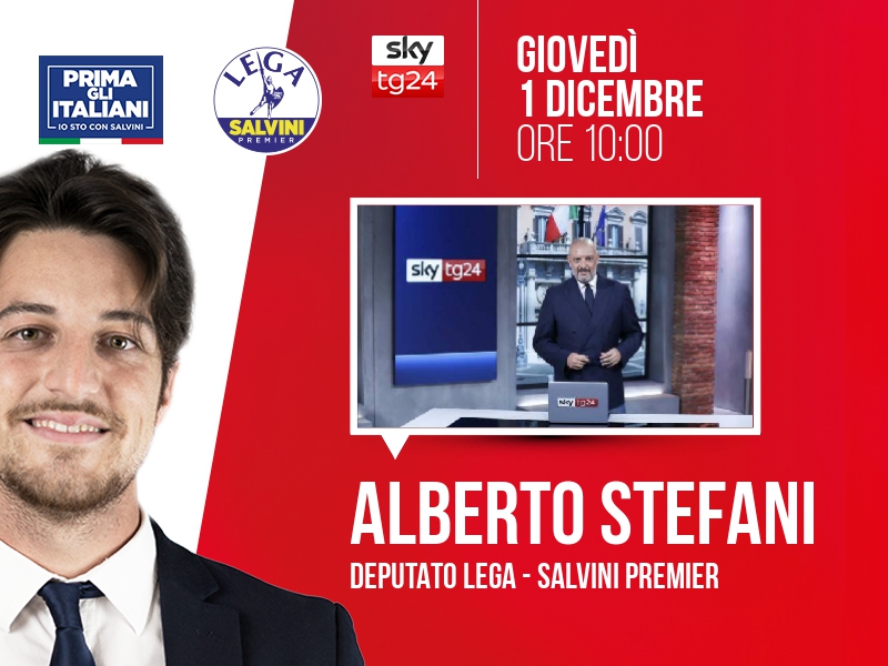 Alberto Stefani a Start (Sky TG24) - 01/12 ore 10:00