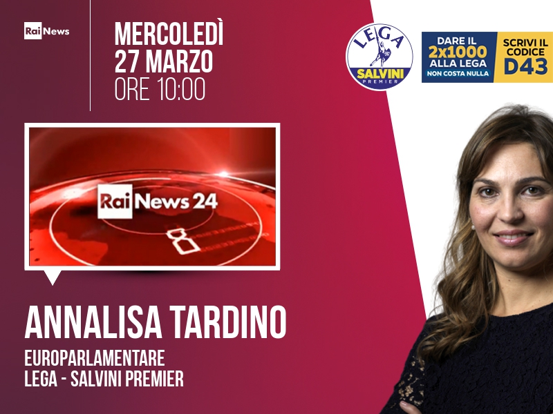 Annalisa Tardino a Rainews24 (RaiNews24) - 27/03 ore 10:00