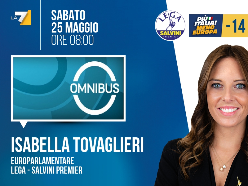 Isabella Tovaglieri a Omnibus (La7) - 25/05 ore 08:00