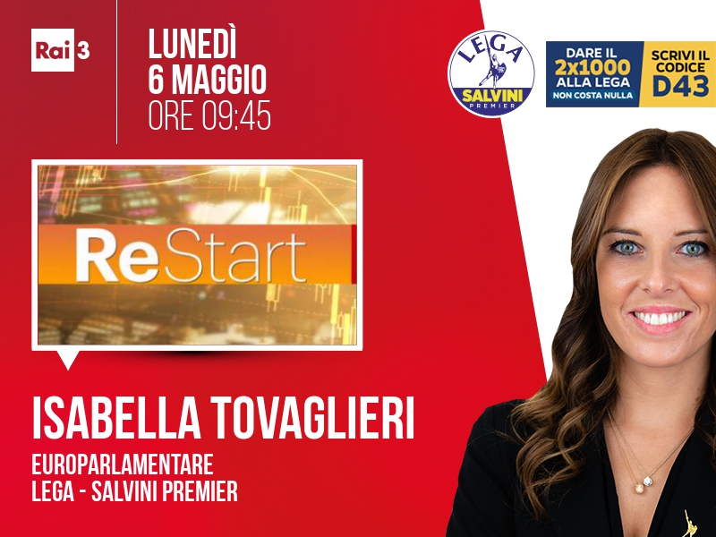 Isabella Tovaglieri a Re Start (Rai 3) - 06/05 ore 09:45
