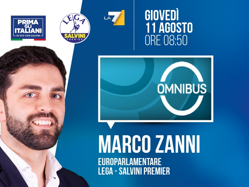 Marco Zanni a Omnibus (La7) - ore 08:50