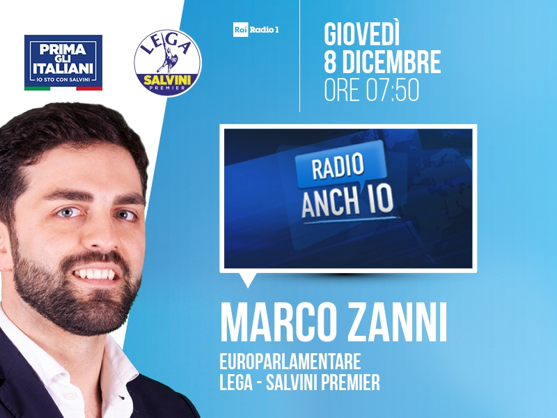 Marco Zanni a Radio Anch'io (Rai Radio 1) - 08/12 ore 07:50