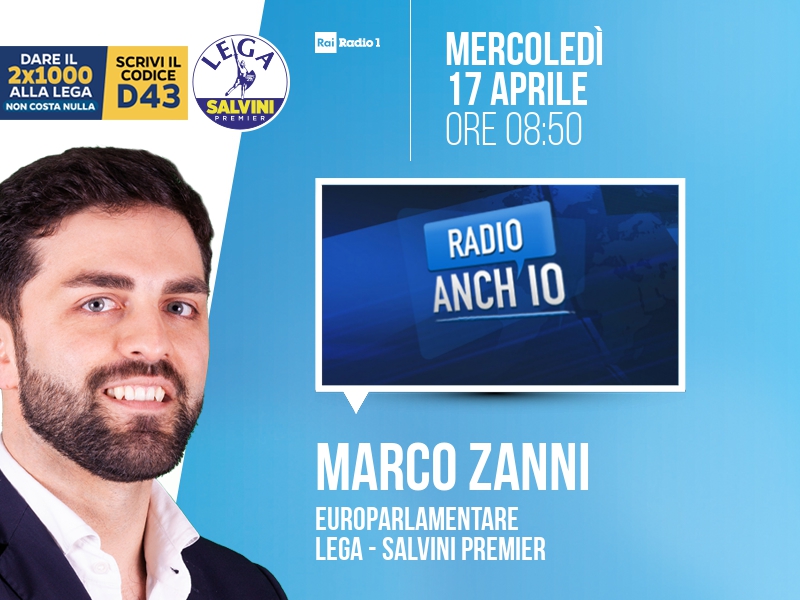 Marco Zanni a Radio Anch'io (Rai Radio 1) - 17/04 ore 08:50