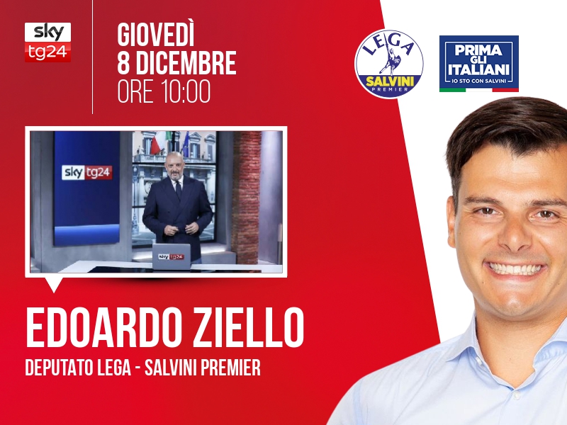 Edoardo Ziello a Start (Sky TG24) - 08/12 ore 10:00