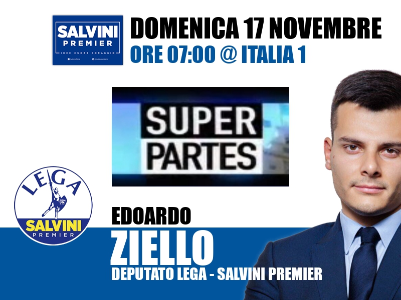 Edoardo Ziello a Super Partes (Italia 1)